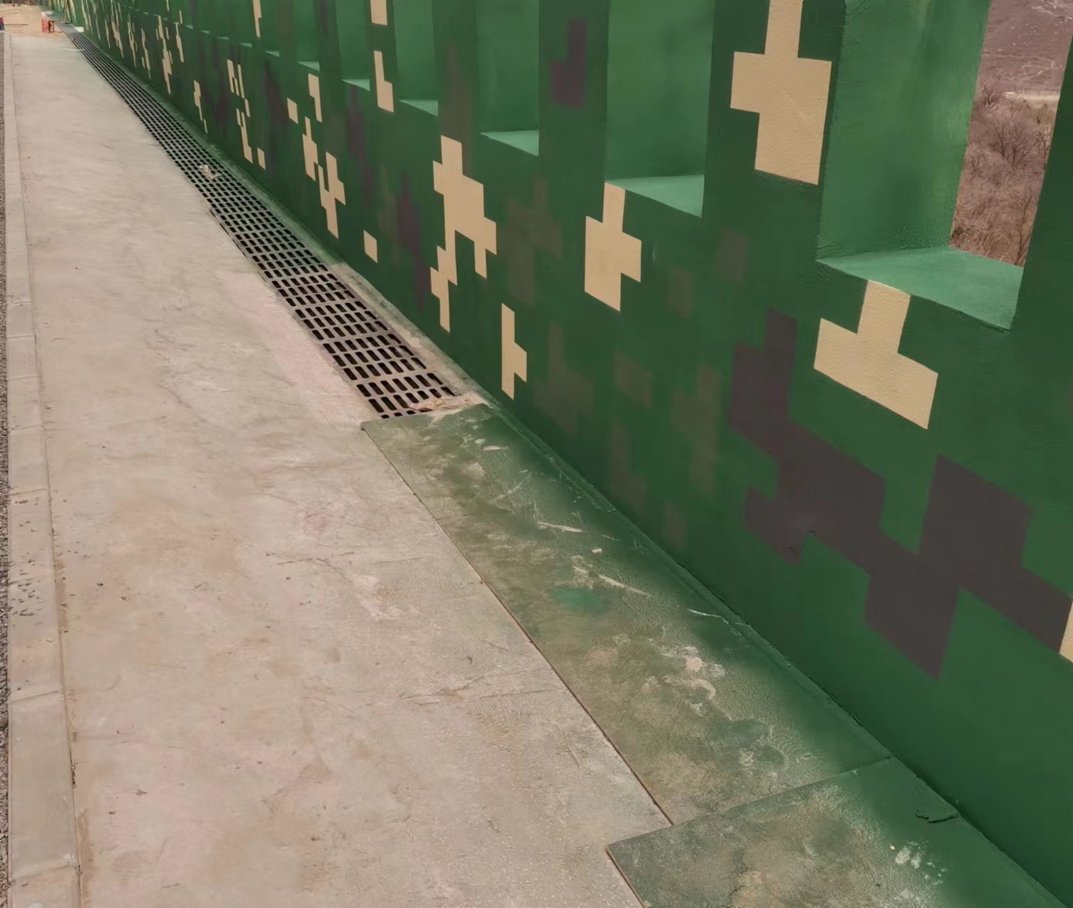 长春围墙迷彩喷涂,数迷彩漆